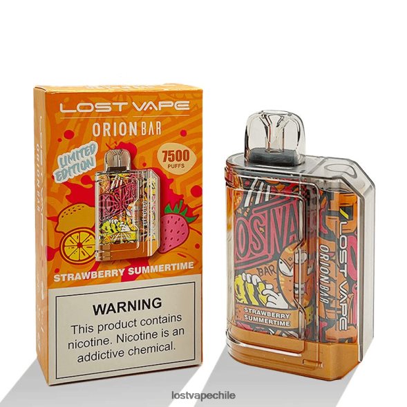Lost Vape Orion barra desechable | 7500 bocanadas | 18ml | 50 mg verano de fresa - Lost Vape price Chile 6FVF98