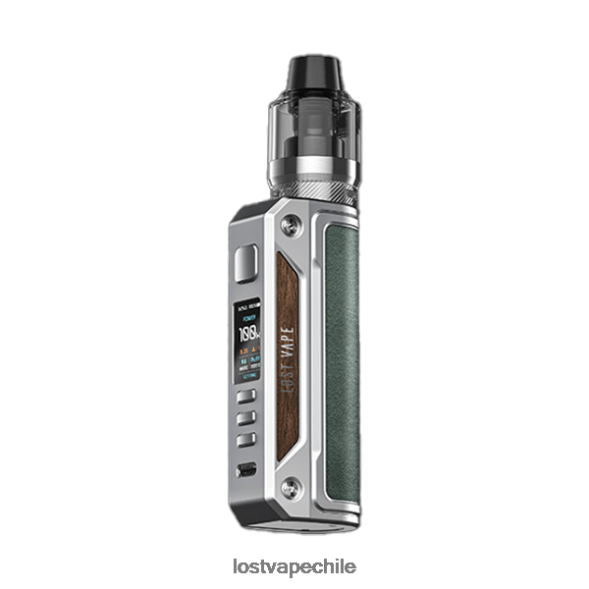 Lost Vape Thelema kit solo de 100w inox/verde mineral - Lost Vape review Chile 6FVF13